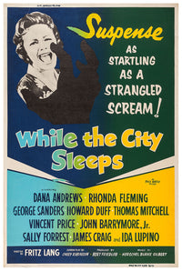 While the City Sleeps 1956 - US - v4 - Classic Movie Poster