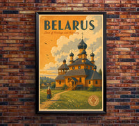 Belarus - Tourism - v1 - Vintage Travel Poster