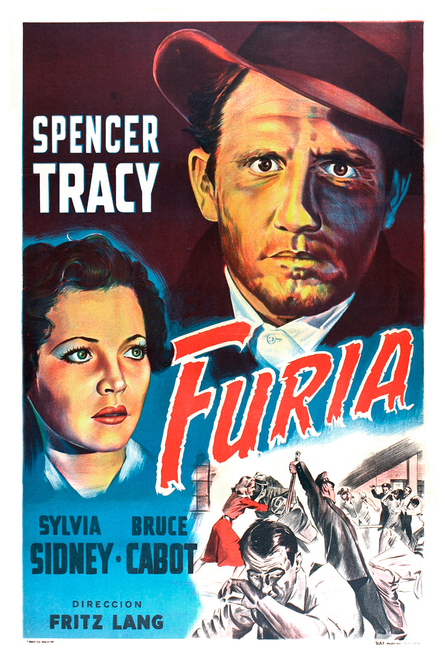 Fury 1936 - Argentina - v1 - Classic Movie Poster