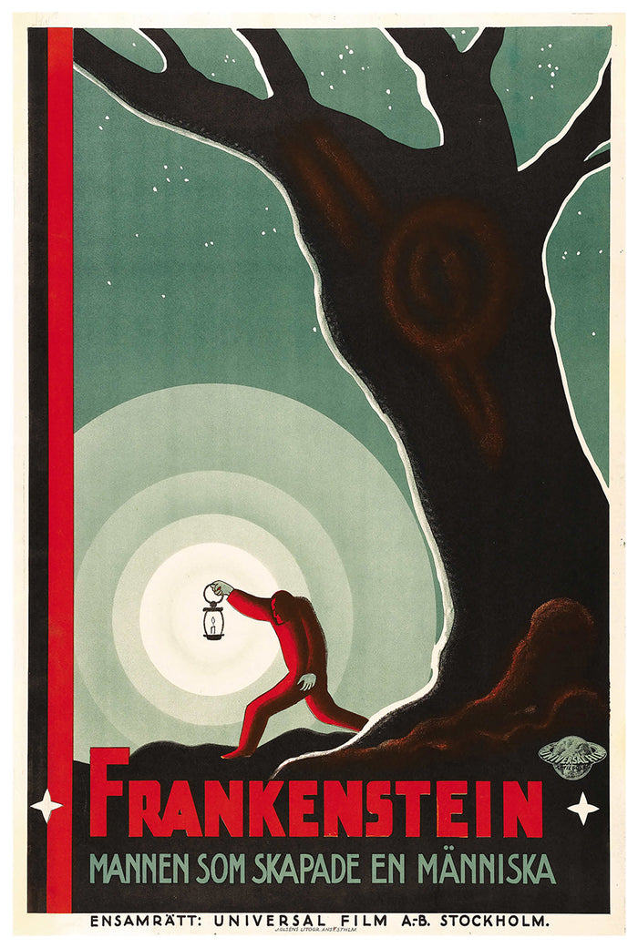 Frankenstein 1931 - Sweden - v1 - Classic Movie Poster
