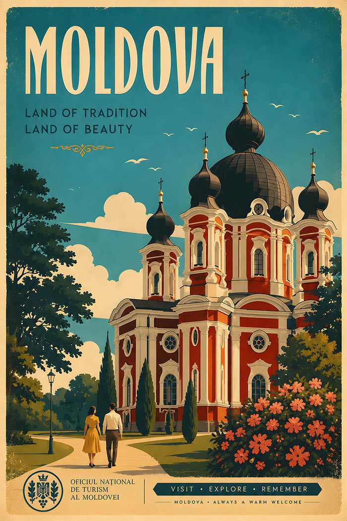Moldova - Tourism - v1 - Vintage Travel Poster