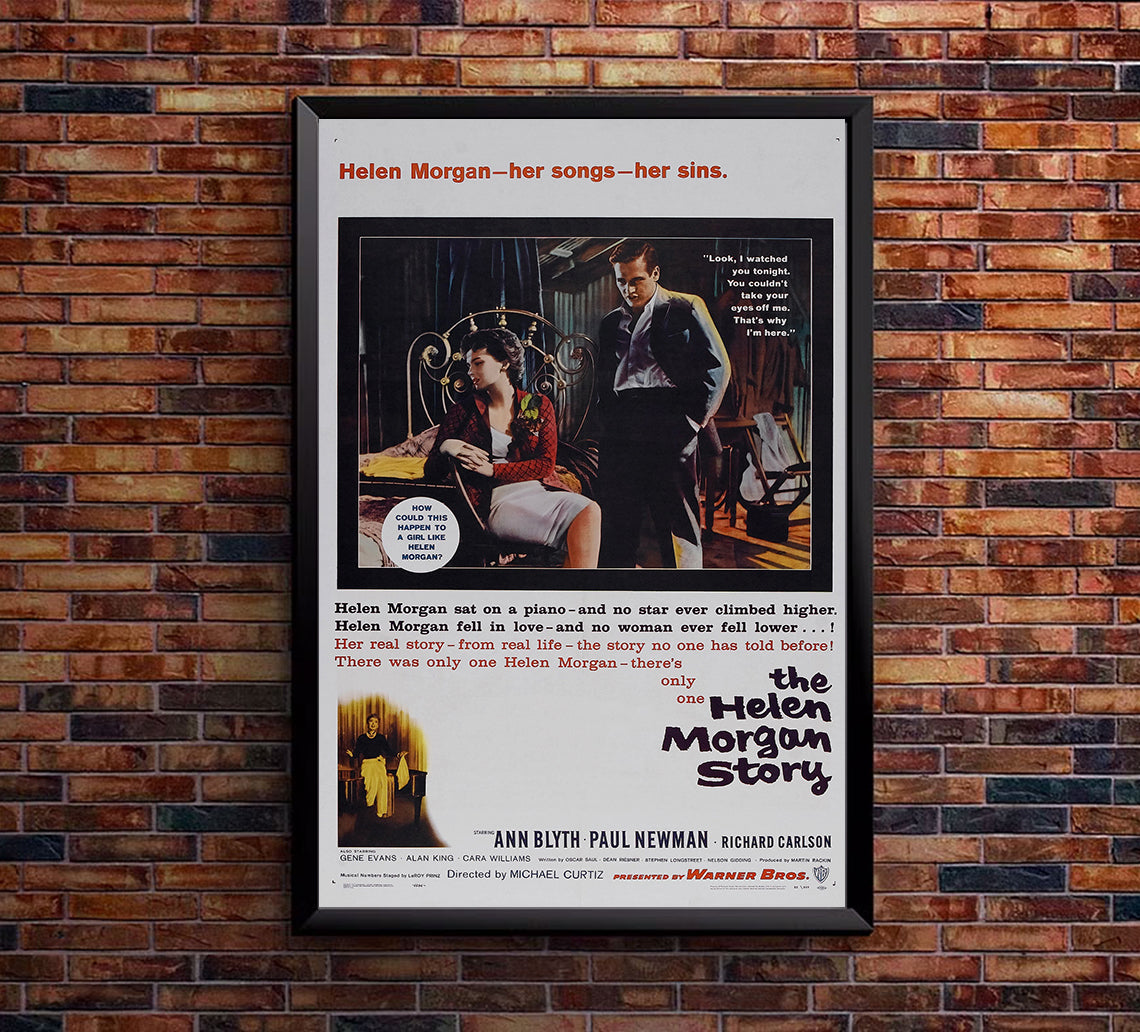 The Helen Morgan Story 1957 - Paul Newman - US - Classic Movie Poster
