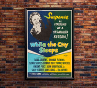 While the City Sleeps 1956 - US - v4 - Classic Movie Poster