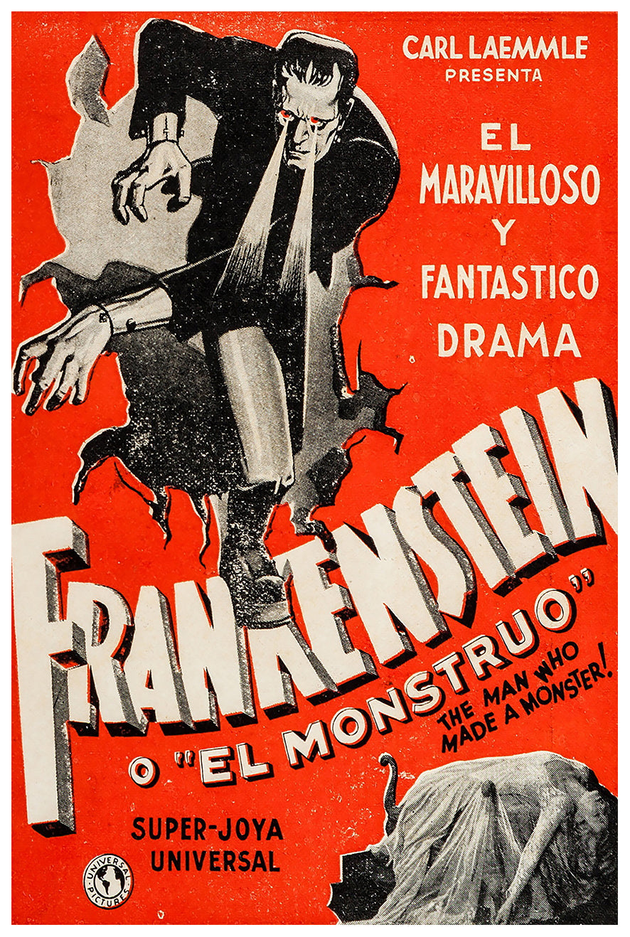 Frankenstein 1931 - Cuba - v1 - Classic Movie Poster