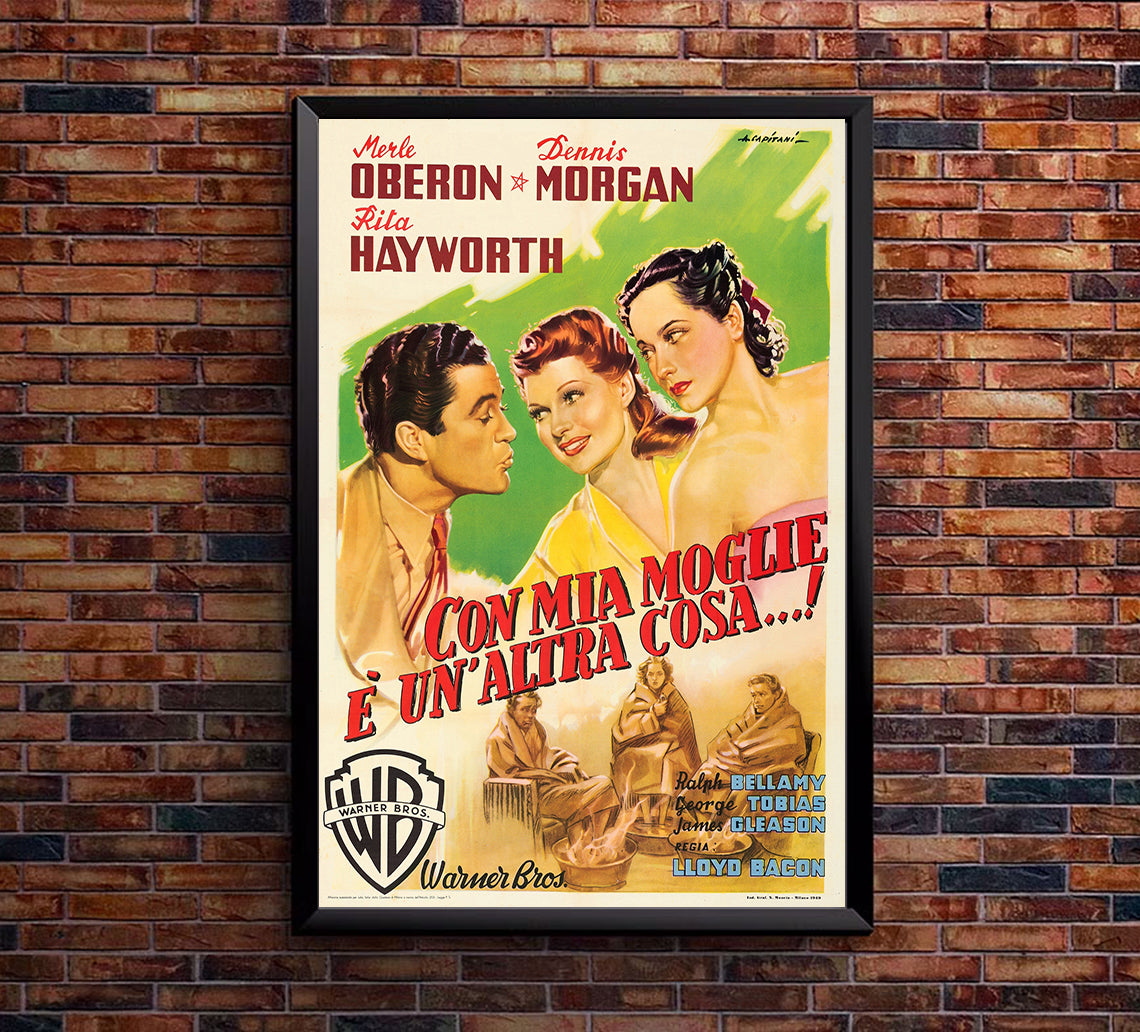 Affectionately Yours 1941 - Rita Hayworth - Italy - Classic Movie Poster