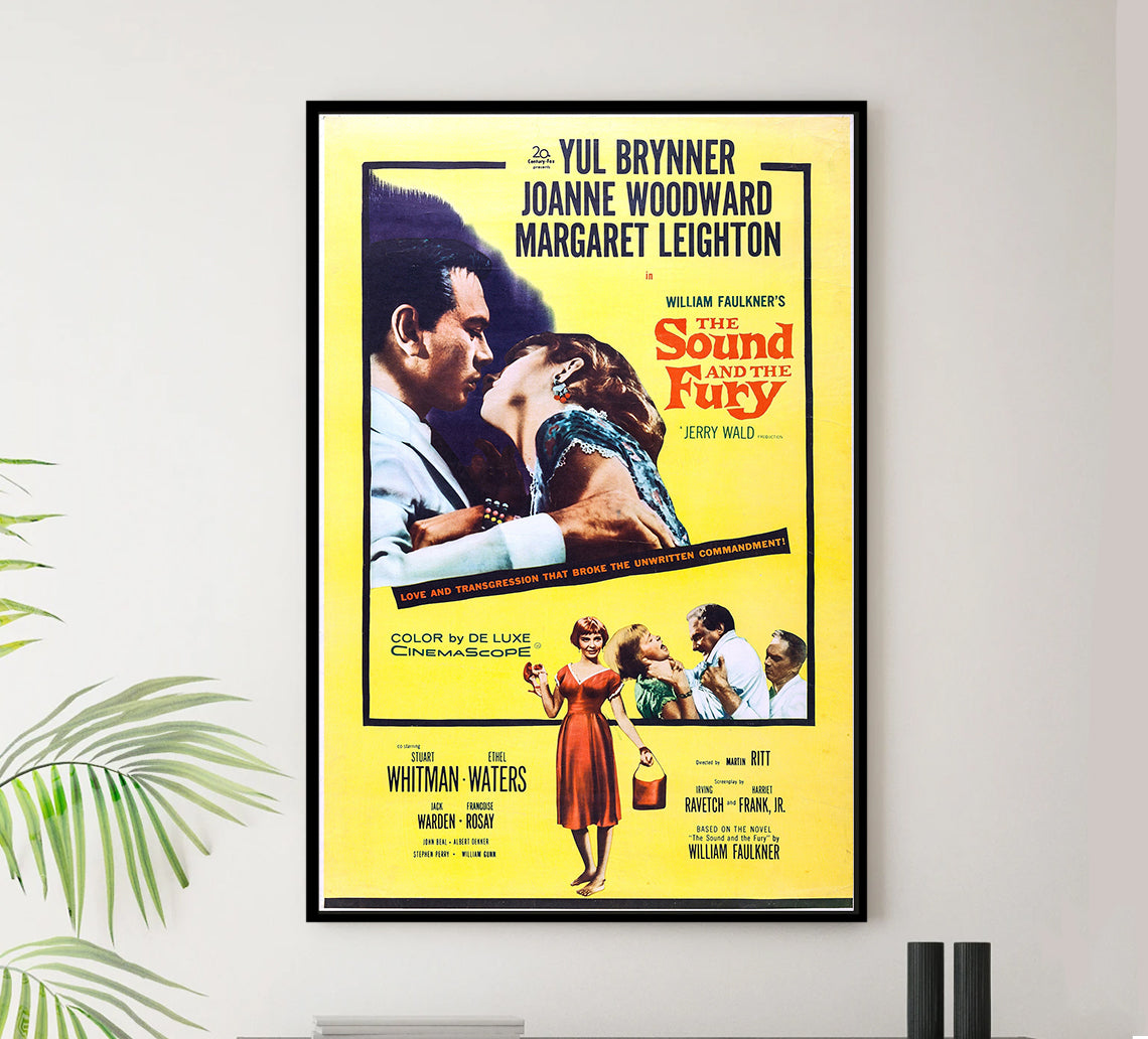 The Sound and the Fury 1959 - US - v1 - Classsic Movie Poster