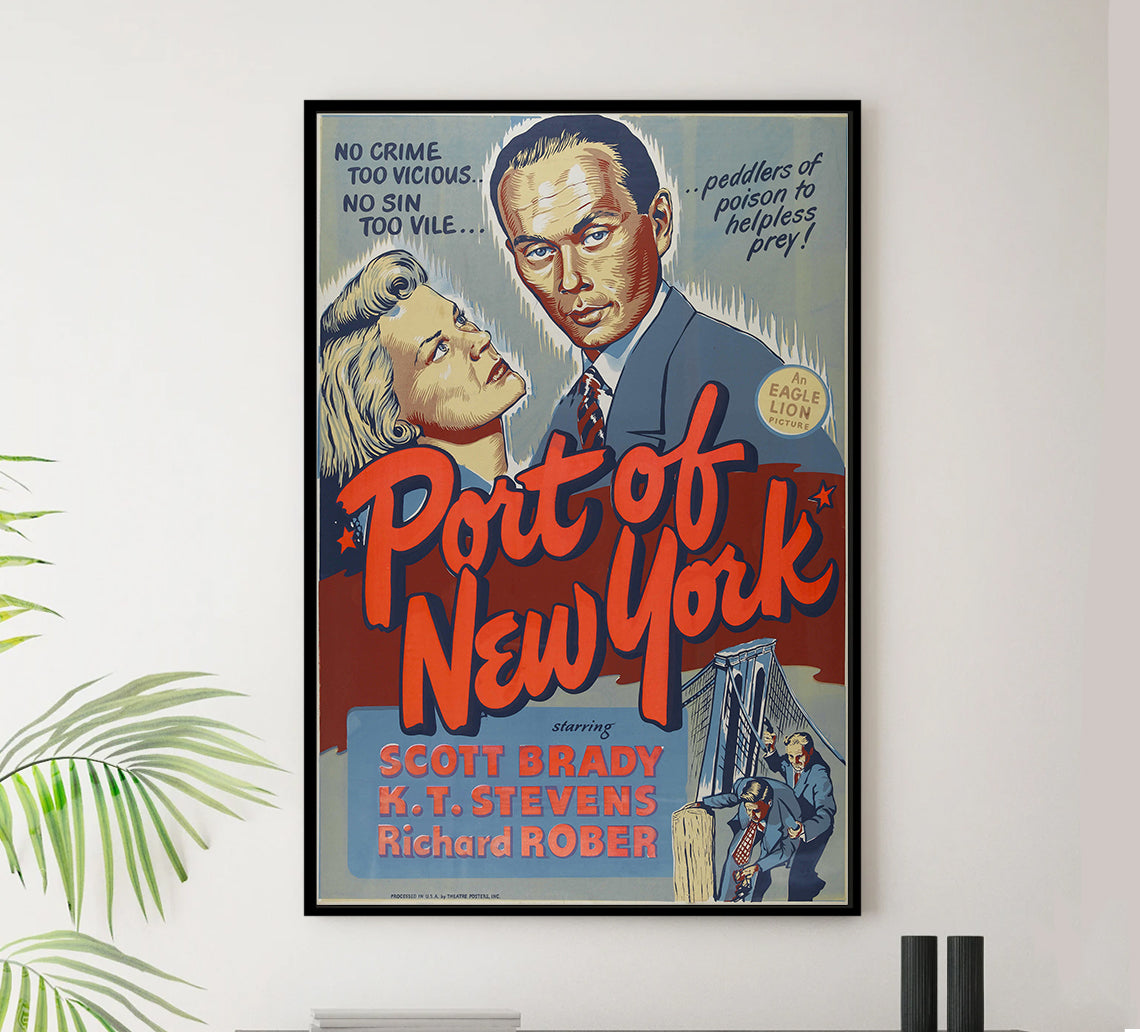 Port of New York 1949 - US - v1 - Classsic Movie Poster