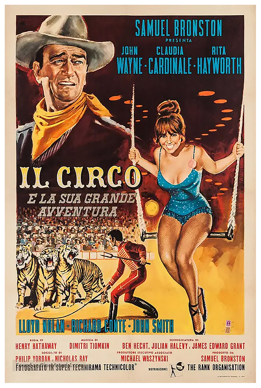 Circus World 1964 - Rita Hayworth - Italy - Classic Movie Poster