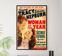 Woman of the Year 1942 - US - v5 - Classic Movie Poster