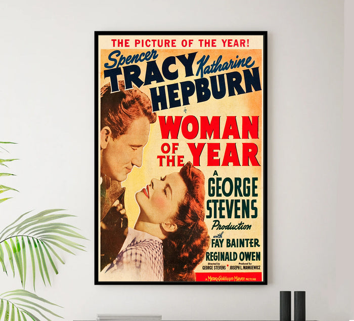 Woman of the Year 1942 - US - v5 - Classic Movie Poster