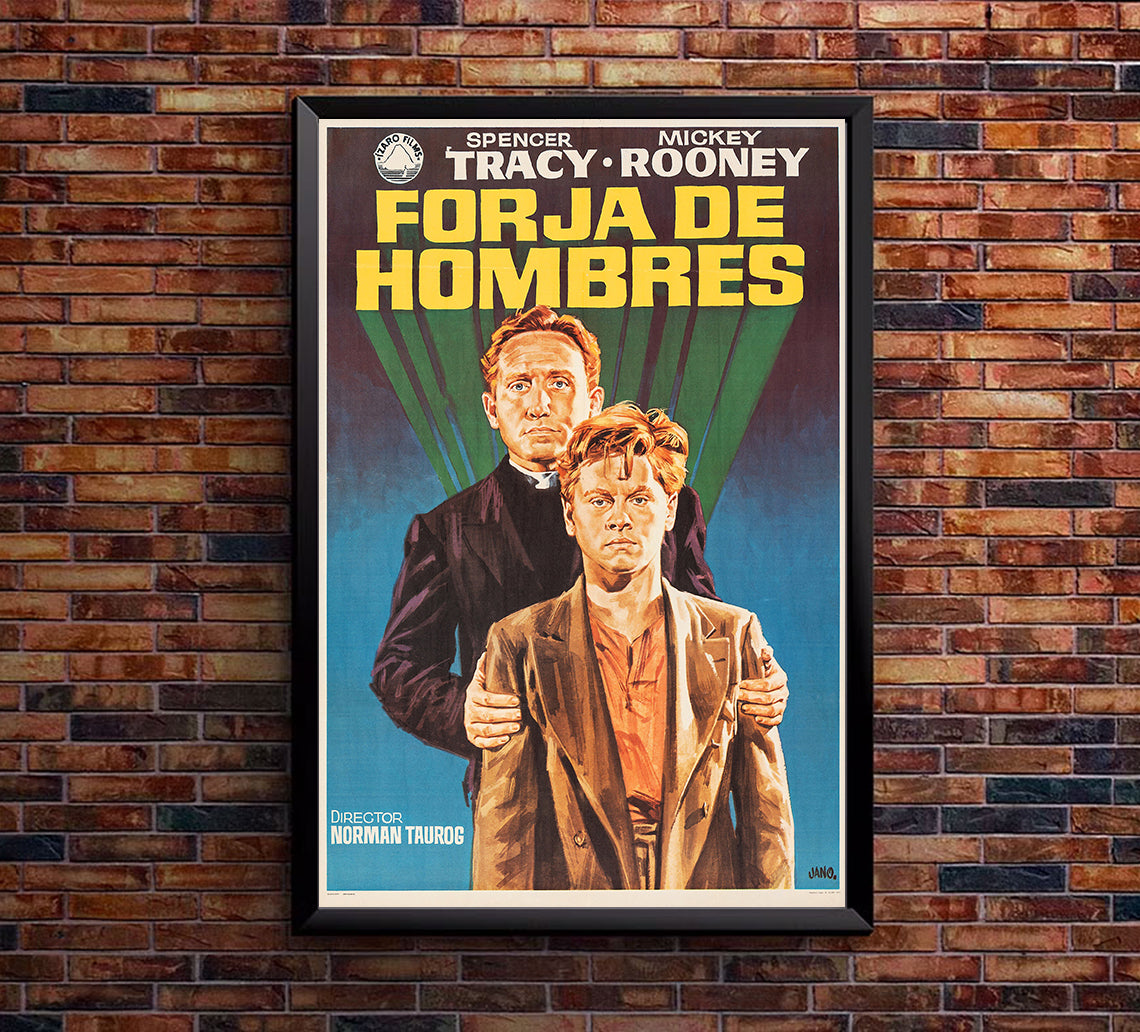 Boys Town 1938 - Spain - v1 - Classic Movie Poster