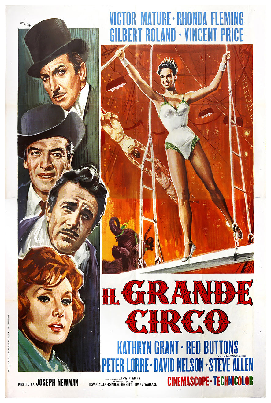The Big Circus 1959 - Italy - v2 - Classic Movie Poster