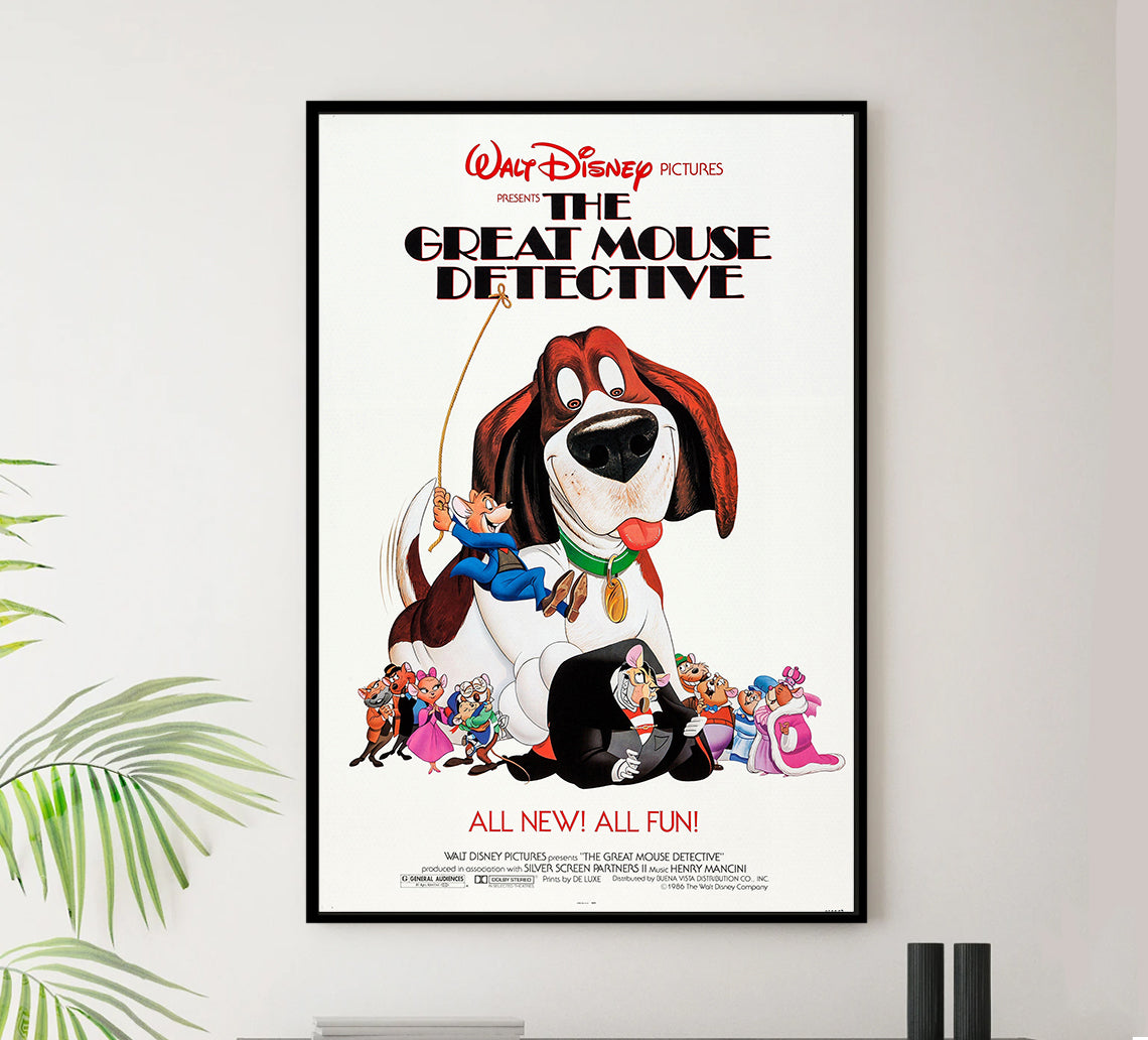 The Great Mouse Detective 1986 - US - v2 - Classic Movie Poster