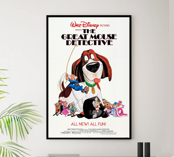 The Great Mouse Detective 1986 - US - v2 - Classic Movie Poster