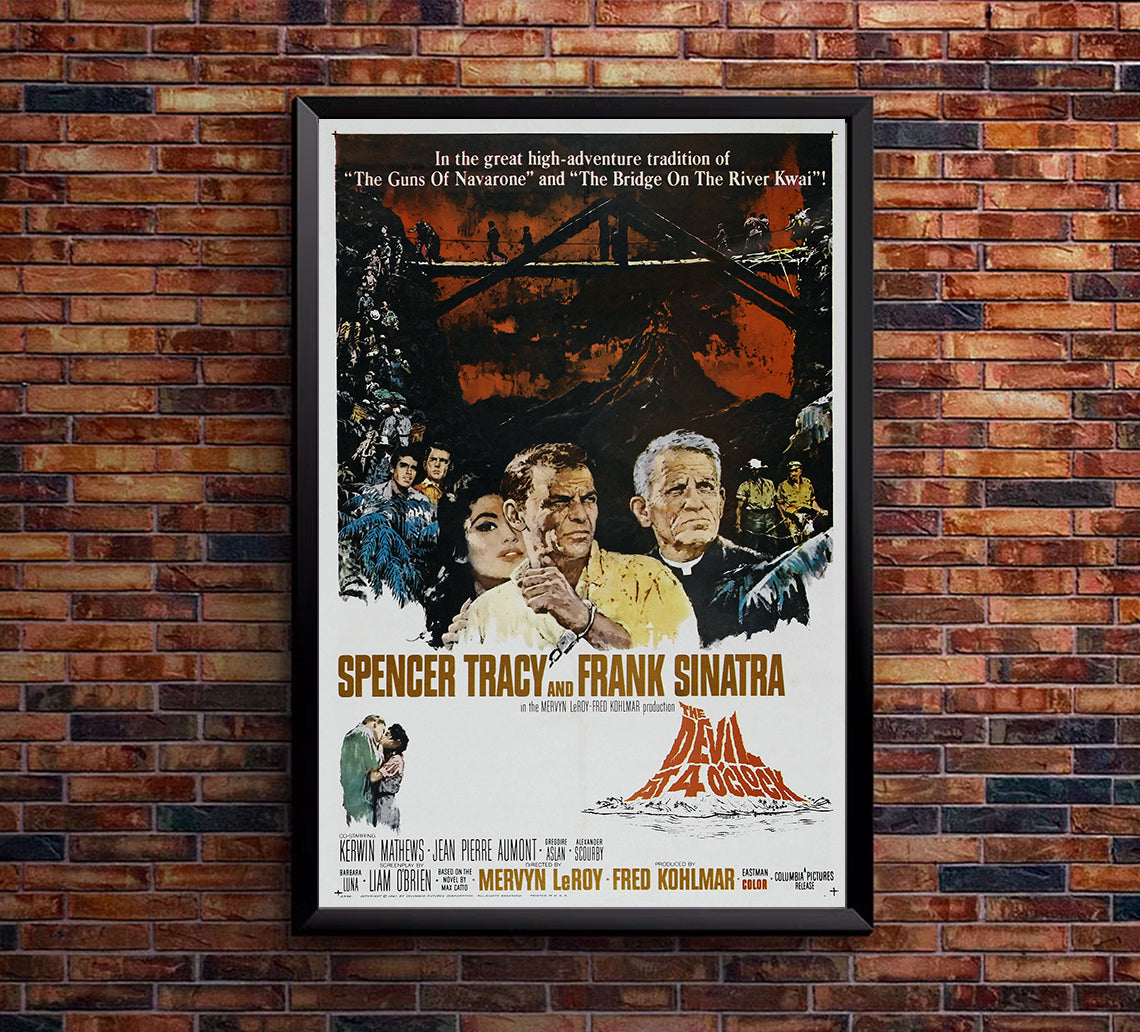 The Devil at 4 O'Clock 1961 - US - v1 - Classic Movie Poster