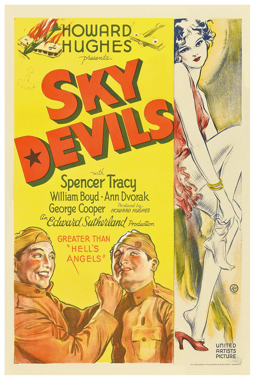 Sky Devils 1932 - US - v2 - Classic Movie Poster