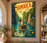 Jamaica - Tourism - v1 - Vintage Travel Poster