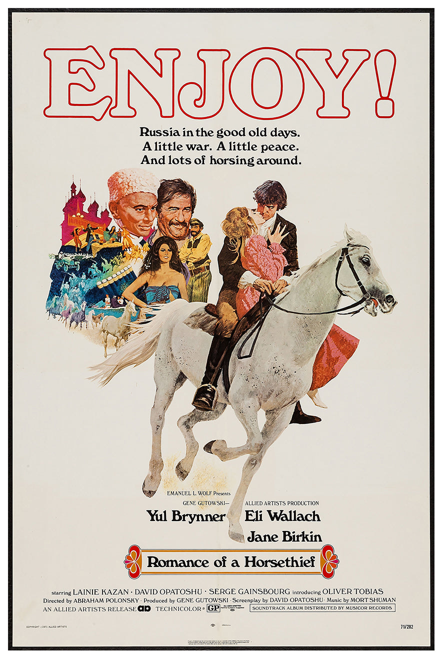 Romance of a Horsethief 1971 - US - v1 - Classsic Movie Poster