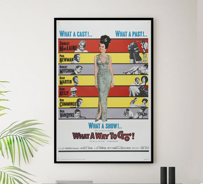 What a Way to Go! 1964 - Paul Newman - US - Classic Movie Poster