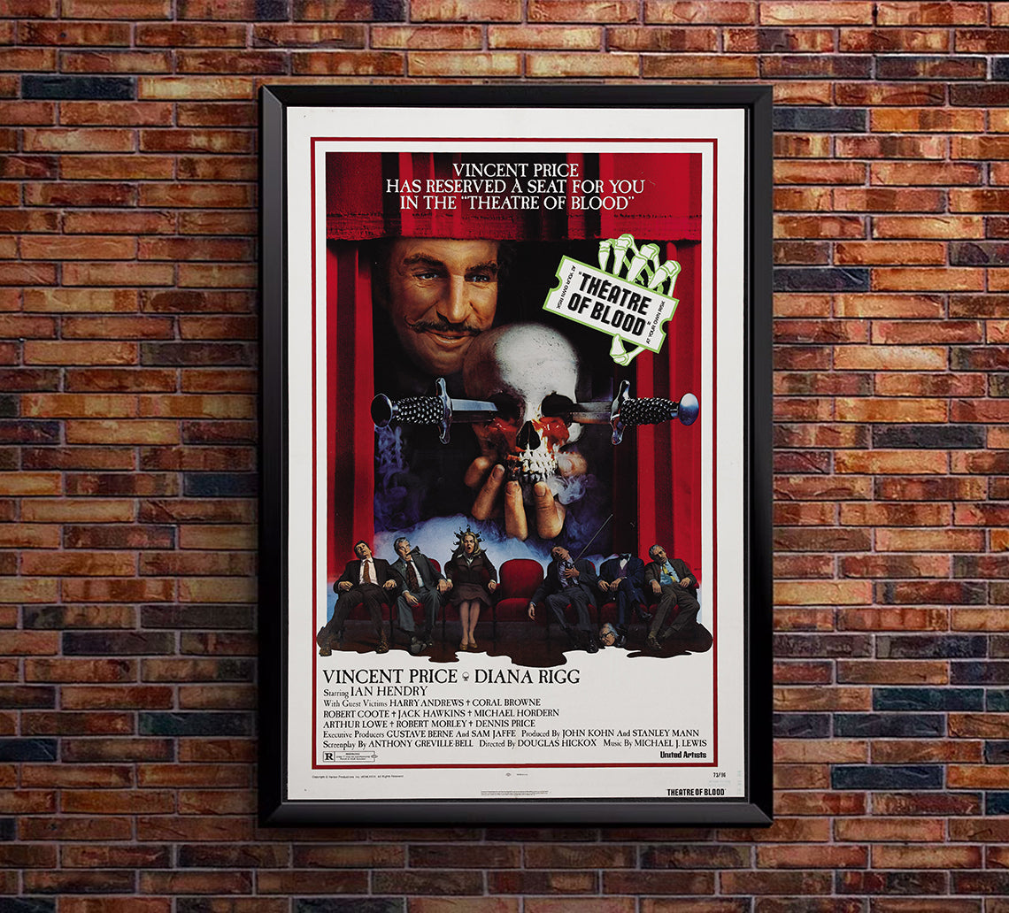 Theater of Blood 1973 - US - v1 - Classic Movie Poster