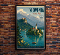 Slovenia - Tourism - v1 - Vintage Travel Poster