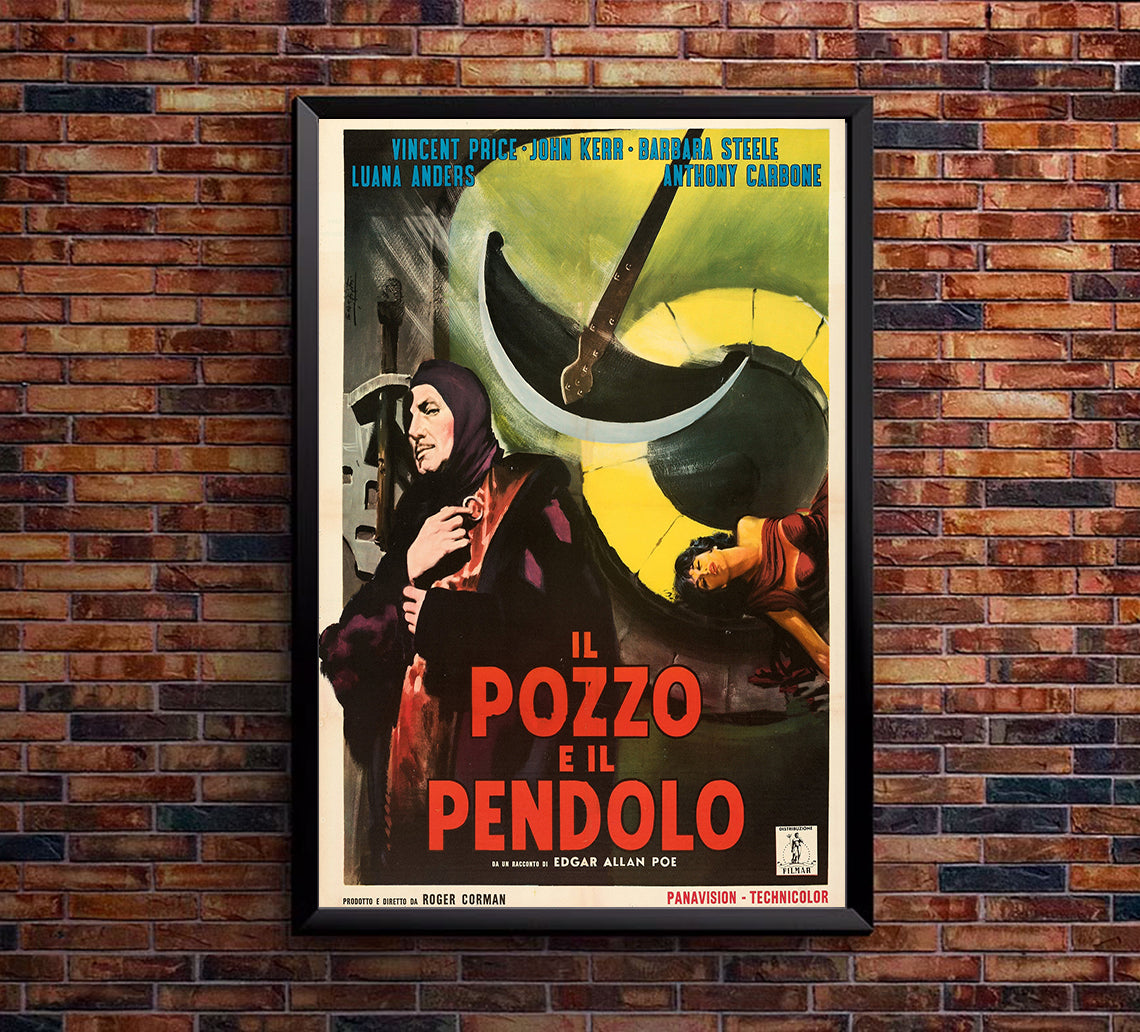 Pit and the Pendulum 1961 - Italy - v1 - Classic Movie Poster