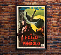 Pit and the Pendulum 1961 - Italy - v1 - Classic Movie Poster