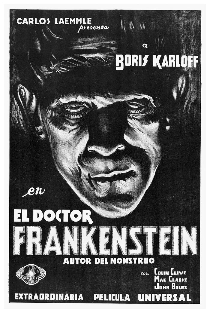 Frankenstein 1931 - Spain - v2 - Classic Movie Poster