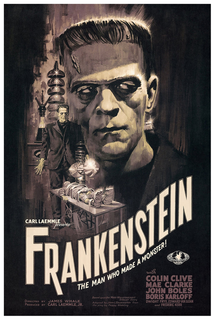 Frankenstein 1931 - US - v23 - Classic Movie Poster