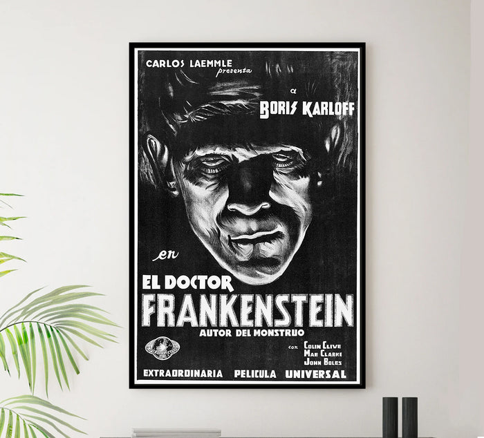 Frankenstein 1931 - Spain - v2 - Classic Movie Poster