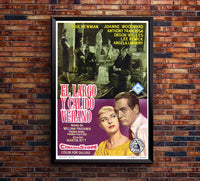 The Long, Hot Summer 1958 - Paul Newman - Spain - Classic Movie Poster