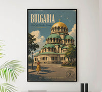 Bulgaria - Tourism - v1 - Vintage Travel Poster