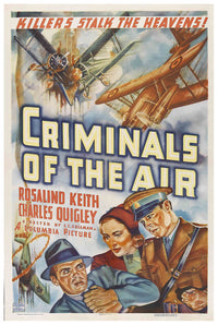 Criminals of the Air 1937 - Rita Hayworth - US - Classic Movie Poster