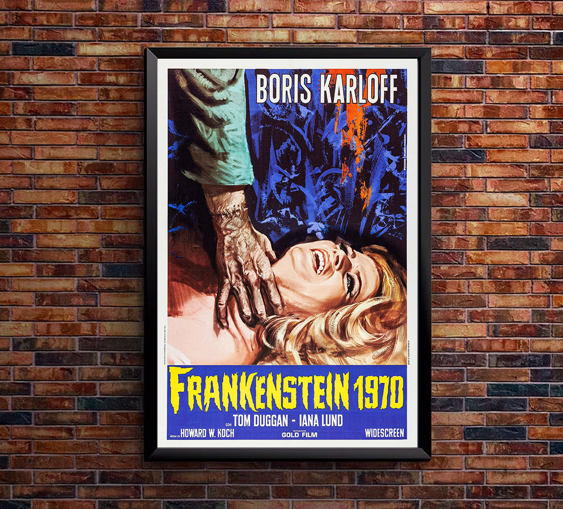 Frankenstein - 1970 1958 - Italy - v2 - Classic Movie Poster