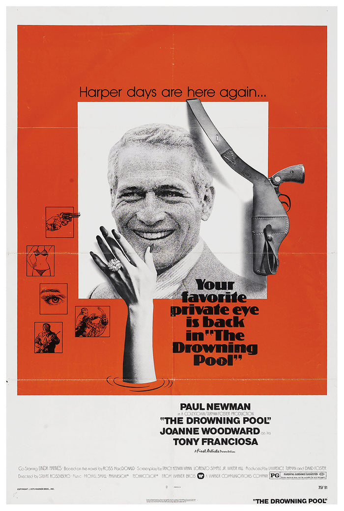 The Drowning Pool 1975 - Paul Newman - US - Classic Movie Poster