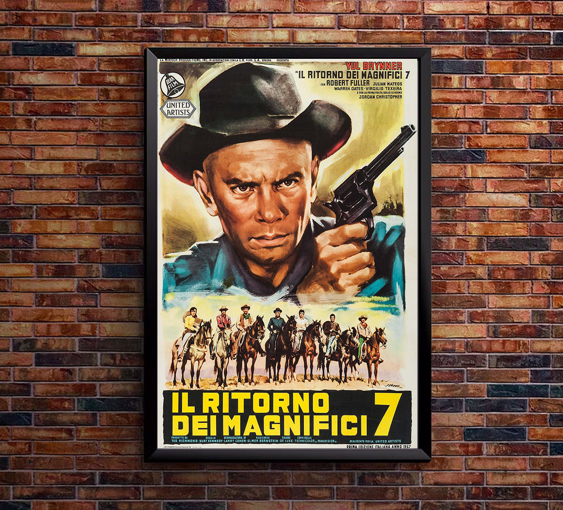 Return of the Seven 1966 - Italy - v1 - Classsic Movie Poster