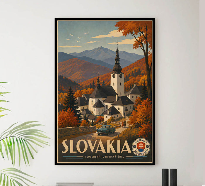 Slovakia - Tourism - v1 - Vintage Travel Poster