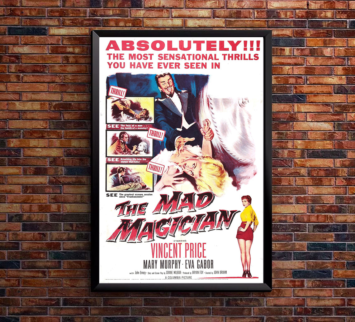 The Mad Magician 1954 - US - v1 - Classic Movie Poster