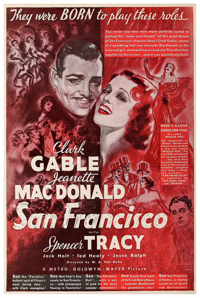 San Francisco 1936 - US - v8 - Classic Movie Poster
