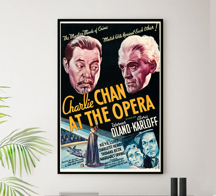 Charlie Chan at the Opera 1936 - US - v2 - Classic Movie Poster