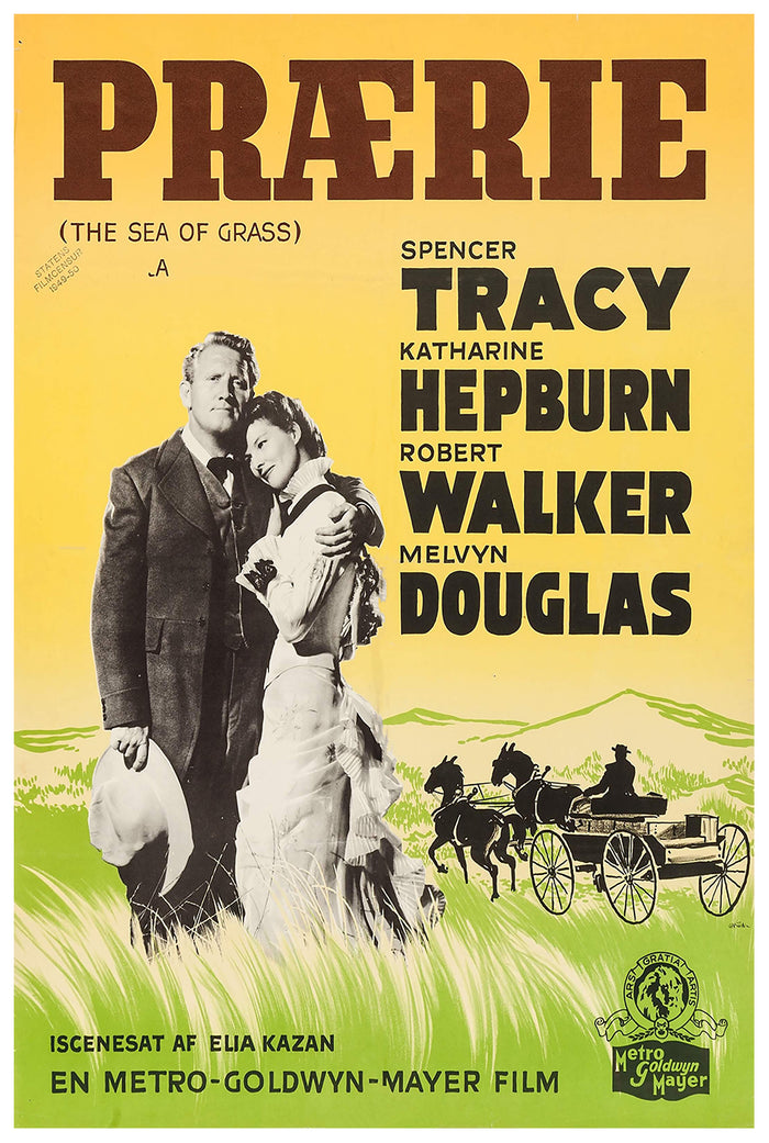The Sea of Grass 1947 - Denmark - v1 - Classic Movie Poster