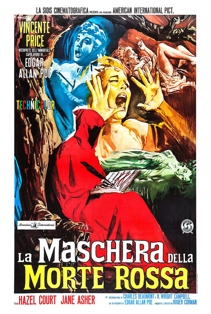 The Masque of the Red Death 1964 - Italy - v1 - Classic Movie Poster