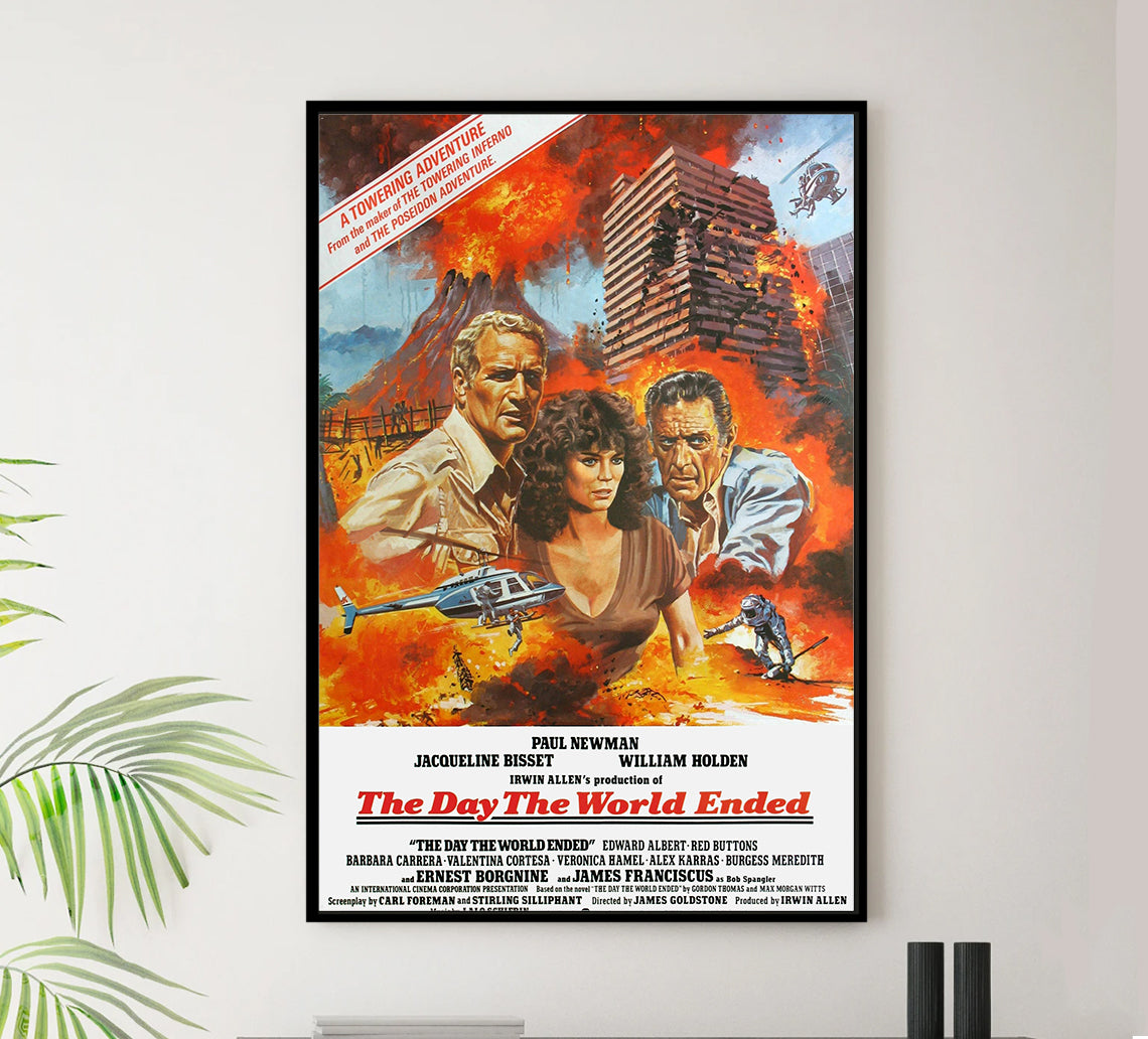 When Time Ran Out... 1980 - Paul Newman - UK - Classic Movie Poster