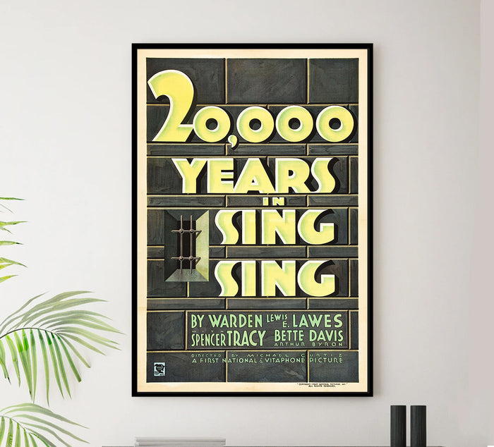 20,000 Years in Sing Sing 1932 - US - v2 - Classic Movie Poster