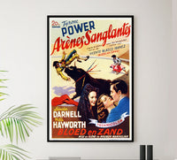 Blood and Sand 1941 - Rita Hayworth - Belgium - Classic Movie Poster