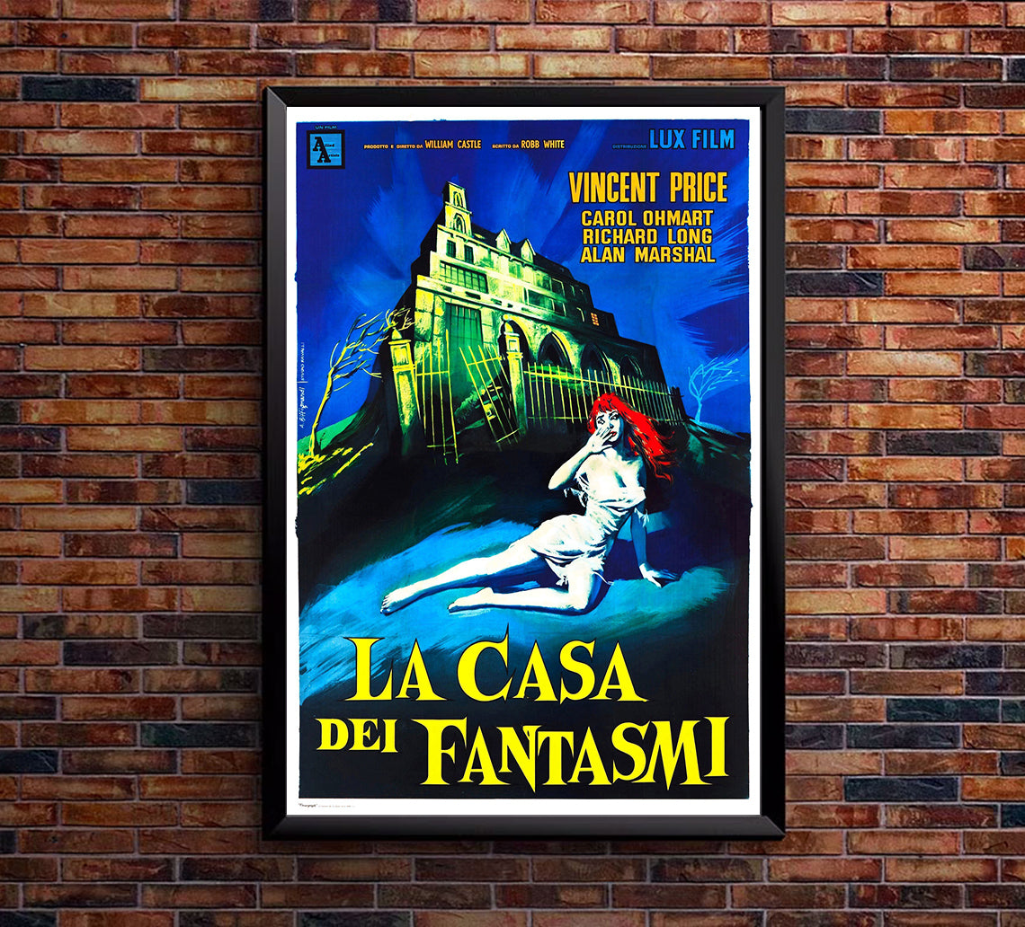 House on Haunted Hill 1959 - Italy - v1 - Classic Movie Poster