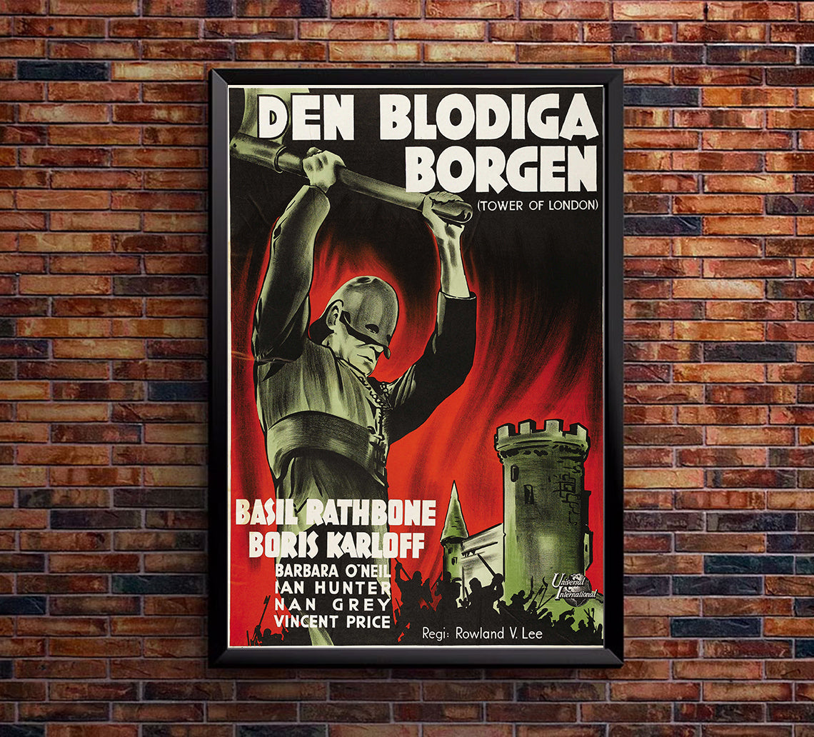 Tower of London 1939 - Sweden - v1 - Classic Movie Poster