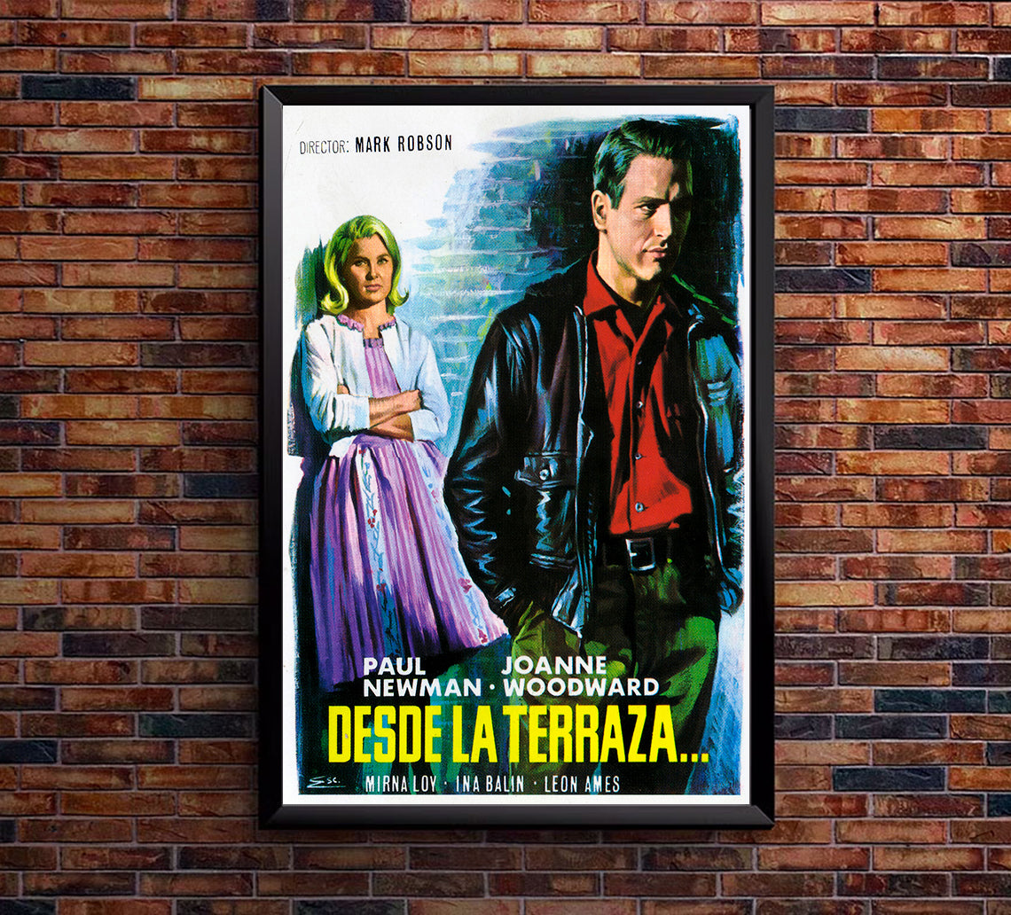 From the Terrace 1960 - Paul Newman - Spain - Classic Movie Poster