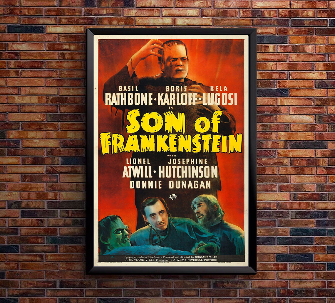 Son of Frankenstein 1939 - US - v1 - Classic Movie Poster