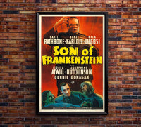 Son of Frankenstein 1939 - US - v1 - Classic Movie Poster